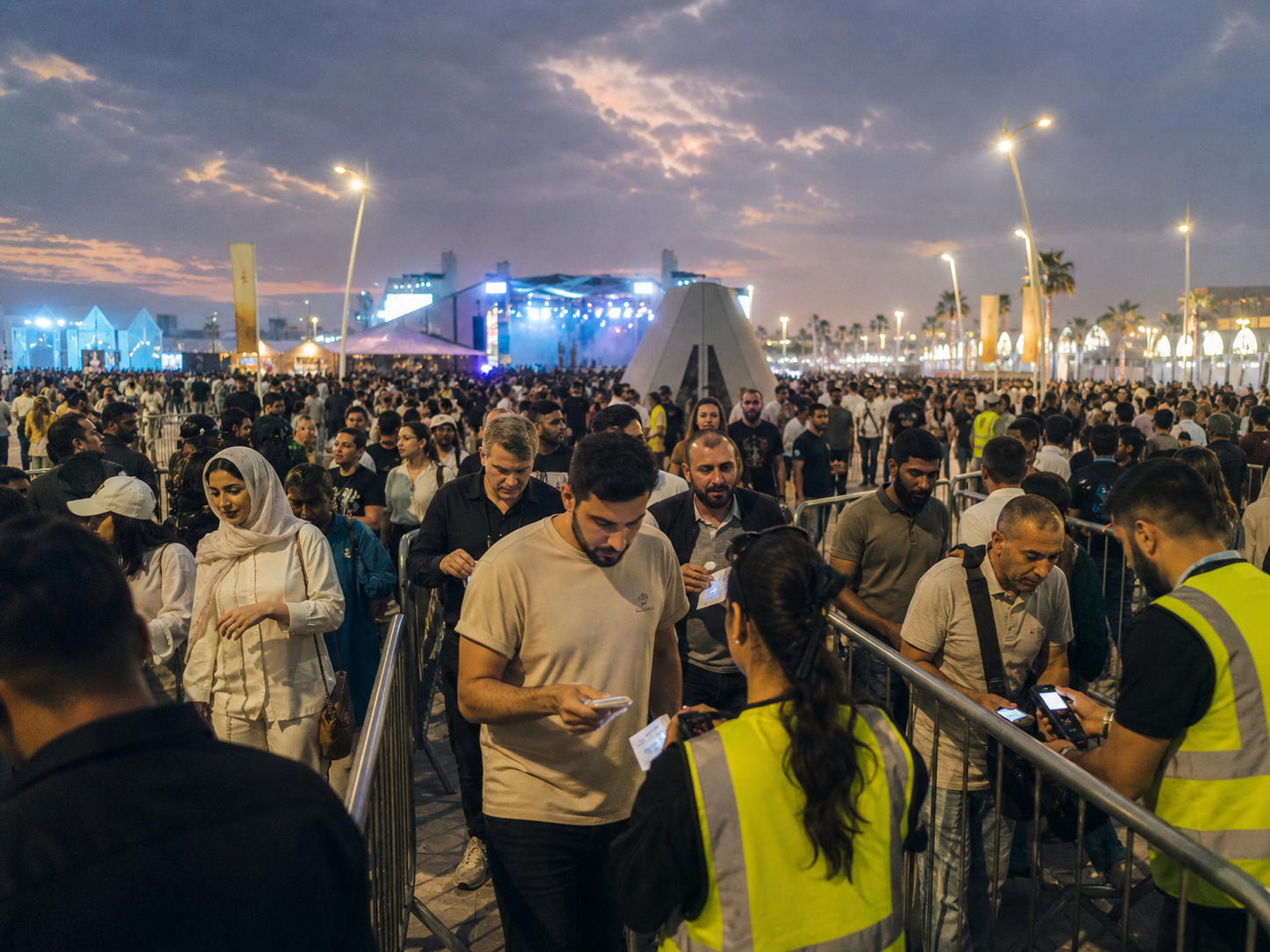 Concert audience experience
